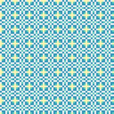 Soyut simetrik çapraz desenli vektör sanat çizimi