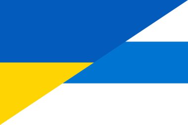 Beyaz-mavi-beyaz bayrak taşıyan Ukrayna bayrağı, Rusya 'daki 2022 savaş karşıtı protestonun bir simgesidir..