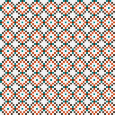 Soyut simetrik çapraz desenli vektör sanat çizimi