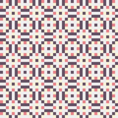 Soyut simetrik çapraz desenli vektör sanat çizimi