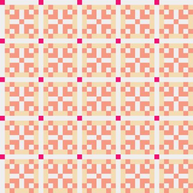 Soyut simetrik çapraz desenli vektör sanat çizimi