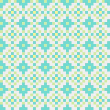 Soyut simetrik çapraz desenli vektör sanat çizimi