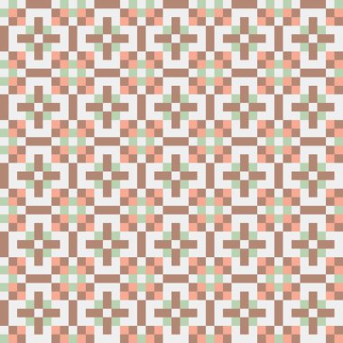 Soyut simetrik model vektör sanat çizimi