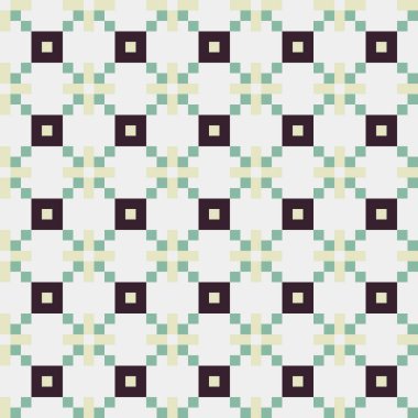 Soyut simetrik çapraz desenli vektör sanat çizimi