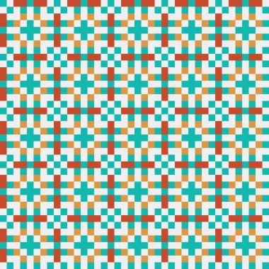 Soyut simetrik çapraz desenli vektör sanat çizimi