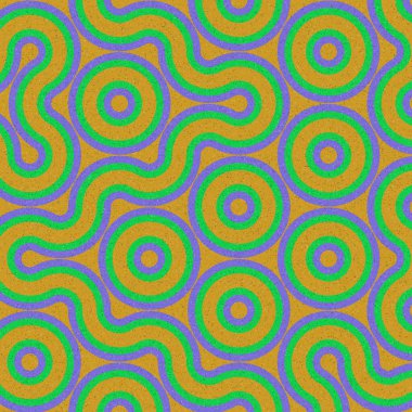 Renkli Altıgen Döşeme tasarımı illüstrasyonu