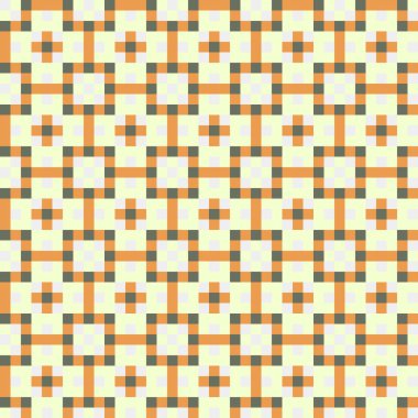 Soyut simetrik çapraz desenli vektör sanat çizimi