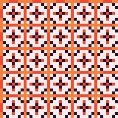 Soyut simetrik model vektör sanat çizimi