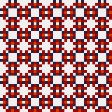 Soyut simetrik çapraz desenli vektör sanat çizimi