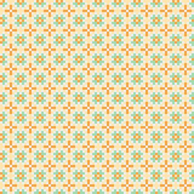 Soyut simetrik çapraz desenli vektör sanat çizimi