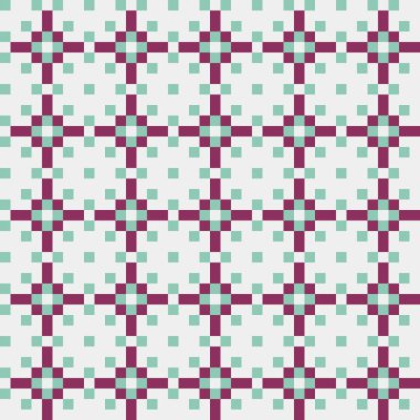 Soyut simetrik çapraz desenli vektör sanat çizimi