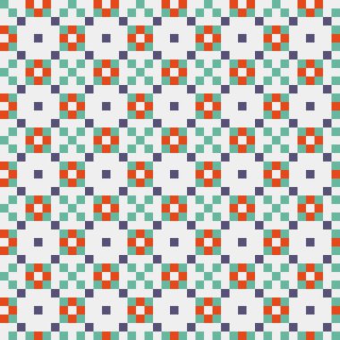 Soyut simetrik çapraz desenli vektör sanat çizimi