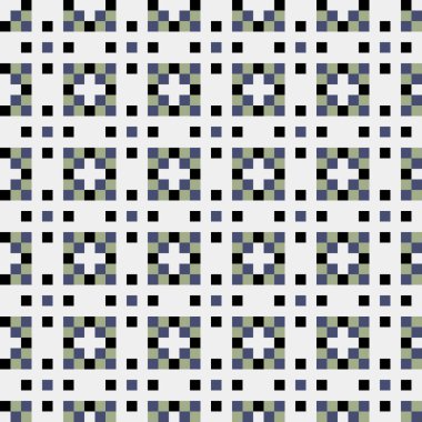 Soyut simetrik çapraz desenli vektör sanat çizimi