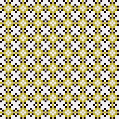 Soyut simetrik çapraz desenli vektör sanat çizimi