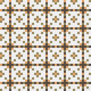 Soyut simetrik çapraz desenli vektör sanat çizimi