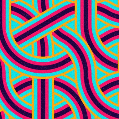 Renkli Altıgen Döşeme tasarımı illüstrasyonu