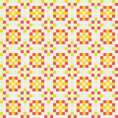 Soyut simetrik çapraz desenli vektör sanat çizimi