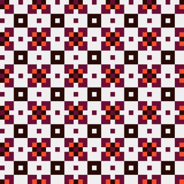 Soyut simetrik çapraz desenli vektör sanat çizimi