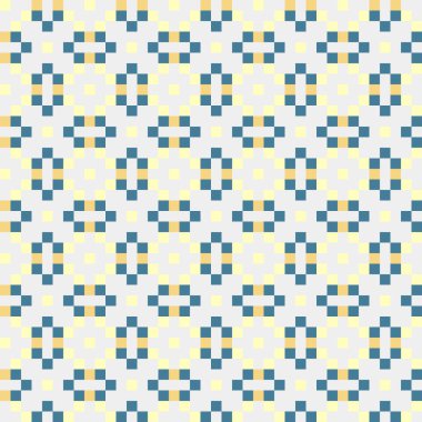 Soyut simetrik çapraz desenli vektör sanat çizimi