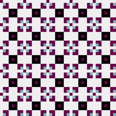 Soyut simetrik çapraz desenli vektör sanat çizimi