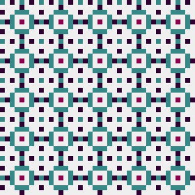 Soyut simetrik çapraz desenli vektör sanat çizimi