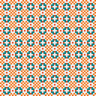 Soyut simetrik çapraz desenli vektör sanat çizimi