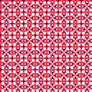 Soyut simetrik çapraz desenli vektör sanat çizimi