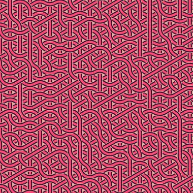 Renkli Altıgen Döşeme Bağlantısı sanat arkaplan tasarımı illüstrasyonu