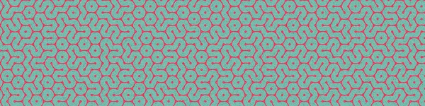Kleur Hexagon Tegel Verbinding Art Achtergrond Ontwerp Illustratie — Stockvector