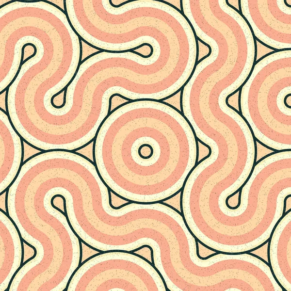 Couleur Hexagone Tile Connection Art Fond Design Illustration — Image vectorielle