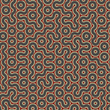 Renkli Altıgen Döşeme tasarımı illüstrasyonu