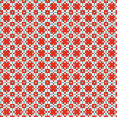 Soyut simetrik çapraz desenli vektör sanat çizimi