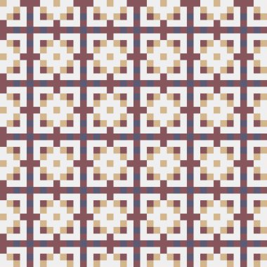 Soyut simetrik çapraz desenli vektör sanat çizimi