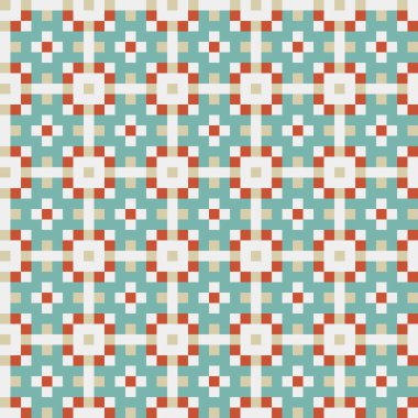 Soyut simetrik çapraz desenli vektör sanat çizimi