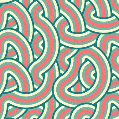 Renkli Altıgen Döşeme tasarımı illüstrasyonu