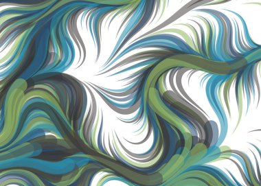 Soyut Perlin Gürültüsü Geometrik Deseni 