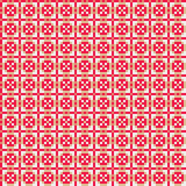 Abstrakcyjny Symetryczny Krzyż Wzór Wektor Sztuka Ilustracja — Wektor stockowy
