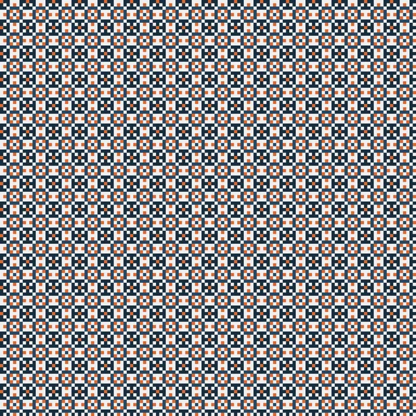 Abstracte Symmetrische Kruis Patroon Vector Kunst Illustratie — Stockvector