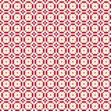 Soyut simetrik çapraz desenli vektör sanat çizimi