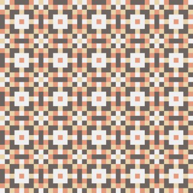 Soyut simetrik çapraz desenli vektör sanat çizimi