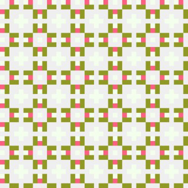 Soyut simetrik çapraz desenli vektör sanat çizimi