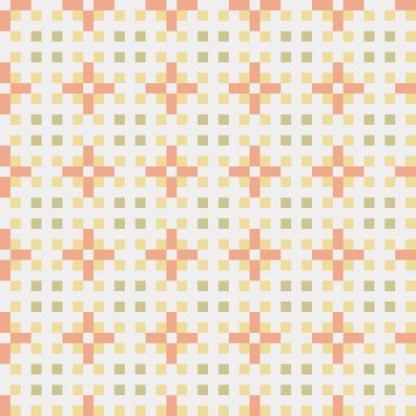 Soyut simetrik çapraz desenli vektör sanat çizimi