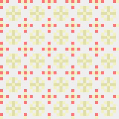 Soyut simetrik çapraz desenli vektör sanat çizimi