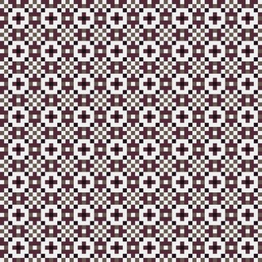 Soyut simetrik çapraz desenli vektör sanat çizimi