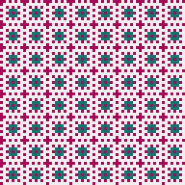 Soyut simetrik çapraz desenli vektör sanat çizimi