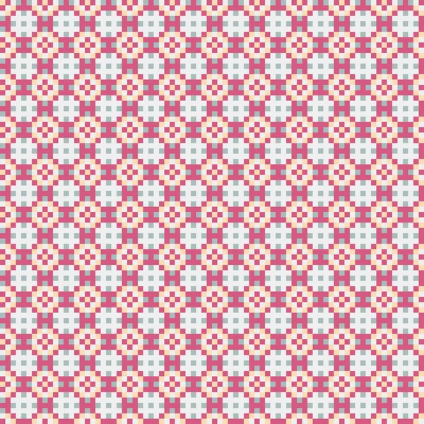 Abstract Symmetric Cross Pattern Vector Art Illustration — Stock Vector