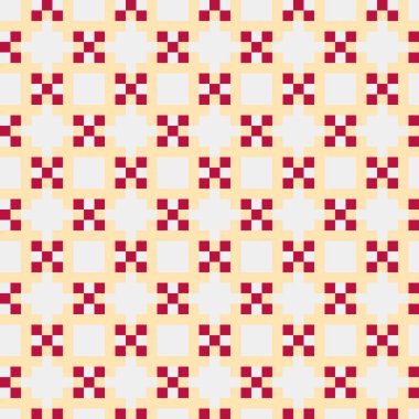 Soyut çapraz desen, üretken hesaplama sanatı, vektör illüstrasyonu