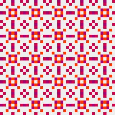 Soyut simetrik çapraz desenli vektör sanat çizimi