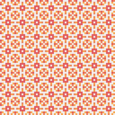 Soyut çapraz desen, üretken hesaplama sanatı, vektör illüstrasyonu