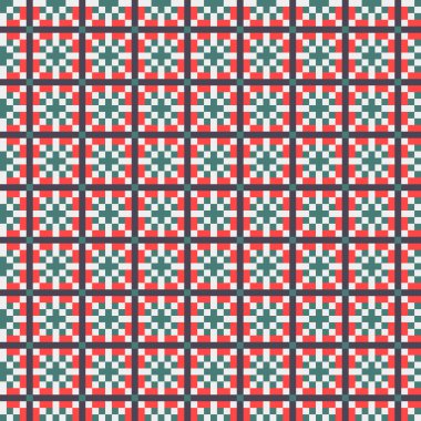 Soyut Çapraz Desen Vektör Sanatı Çizimi